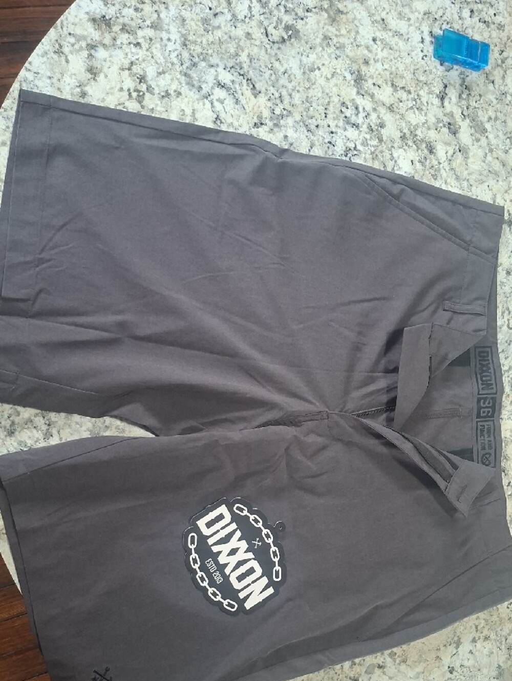 Dixon Gray Hybrid Shorts - 36 - Picture 3 of 3
